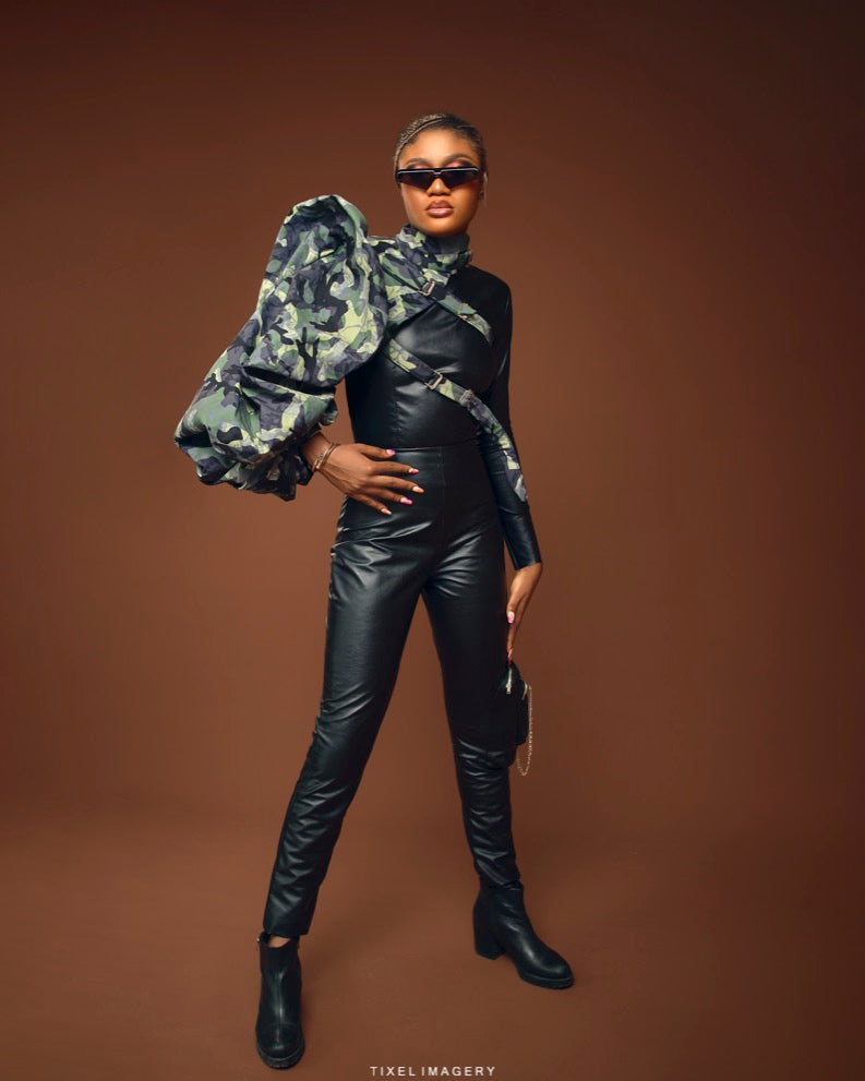 Shinne's Camouflage Jumpsuit - SHINNE
