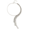 Popular long tassel rhinestone collar fashion multi-layer exaggerated necklace accessories women's necklace - SHINNE