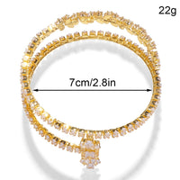 Full diamond open zircon bracelet, retro style multi - layered bracelet, women's fashionable and versatile bracelet - SHINNE