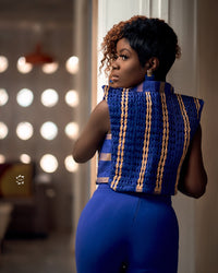 Shinne's 3 - Piece Blue Asooke Set - SHINNE