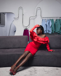 The Scarlet Luxe Dress - SHINNE